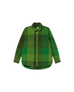 Sobrecamisa verde central blanket Norita sostenible-silueta-1
