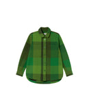 Sobrecamisa verde central blanket Norita sostenible-silueta-1