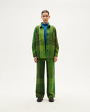 Sobrecamisa verde central blanket Norita sostenible-5