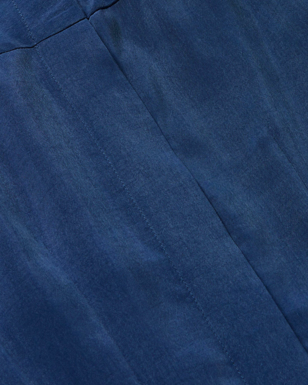 Briana sustainable cupro blue blouse - silhouette 2
