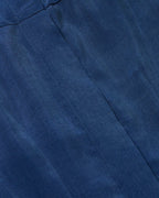 Briana sustainable cupro blue blouse - silhouette 2