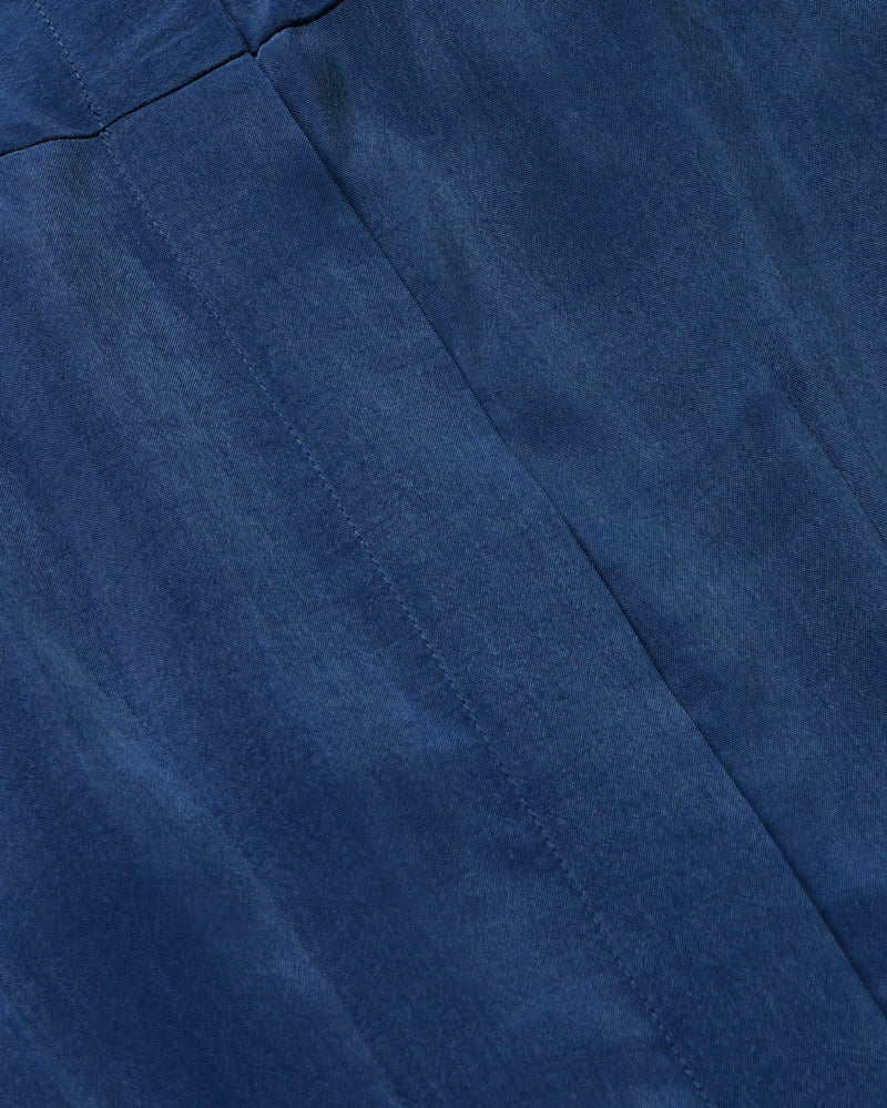 Blusa azul cupro Briana sostenible - silueta 2