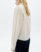 Blusa poplin blanca Duna sostenible - 3