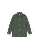 Blusa verde desmontable Nataly sostenible silueta - 1