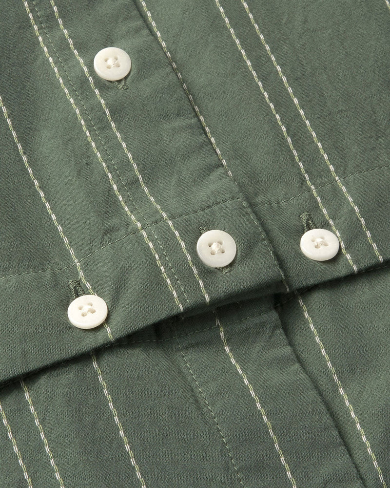 Blusa verde desmontable Nataly sostenible silueta - 2