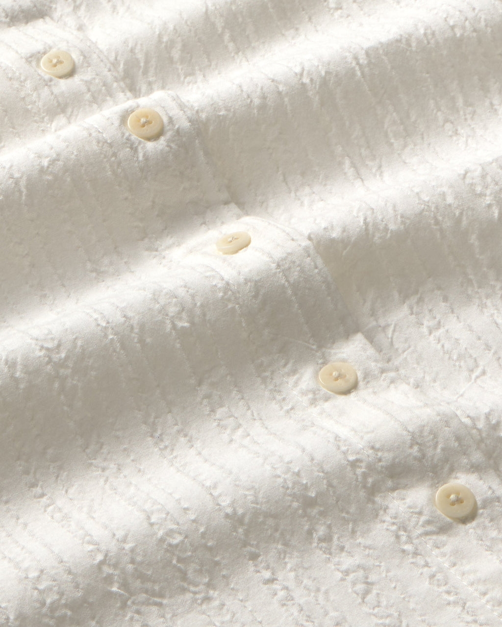Blusa blanca popcorn Anna sostenible - silueta 2