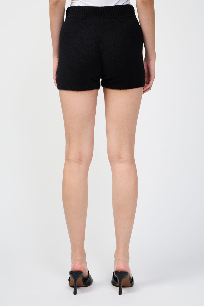 Pull Court - Noir - Femme