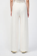 Pantalon Ample À Jambes Larges - Oyster - Femme