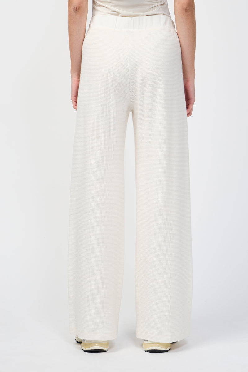 Pantalon Ample À Jambes Larges - Oyster - Femme