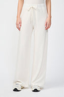 Pantalones anchos sueltos - Oyster - Mujer