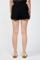 Shorts térmicos de estar por casa - Negro - Mujer
