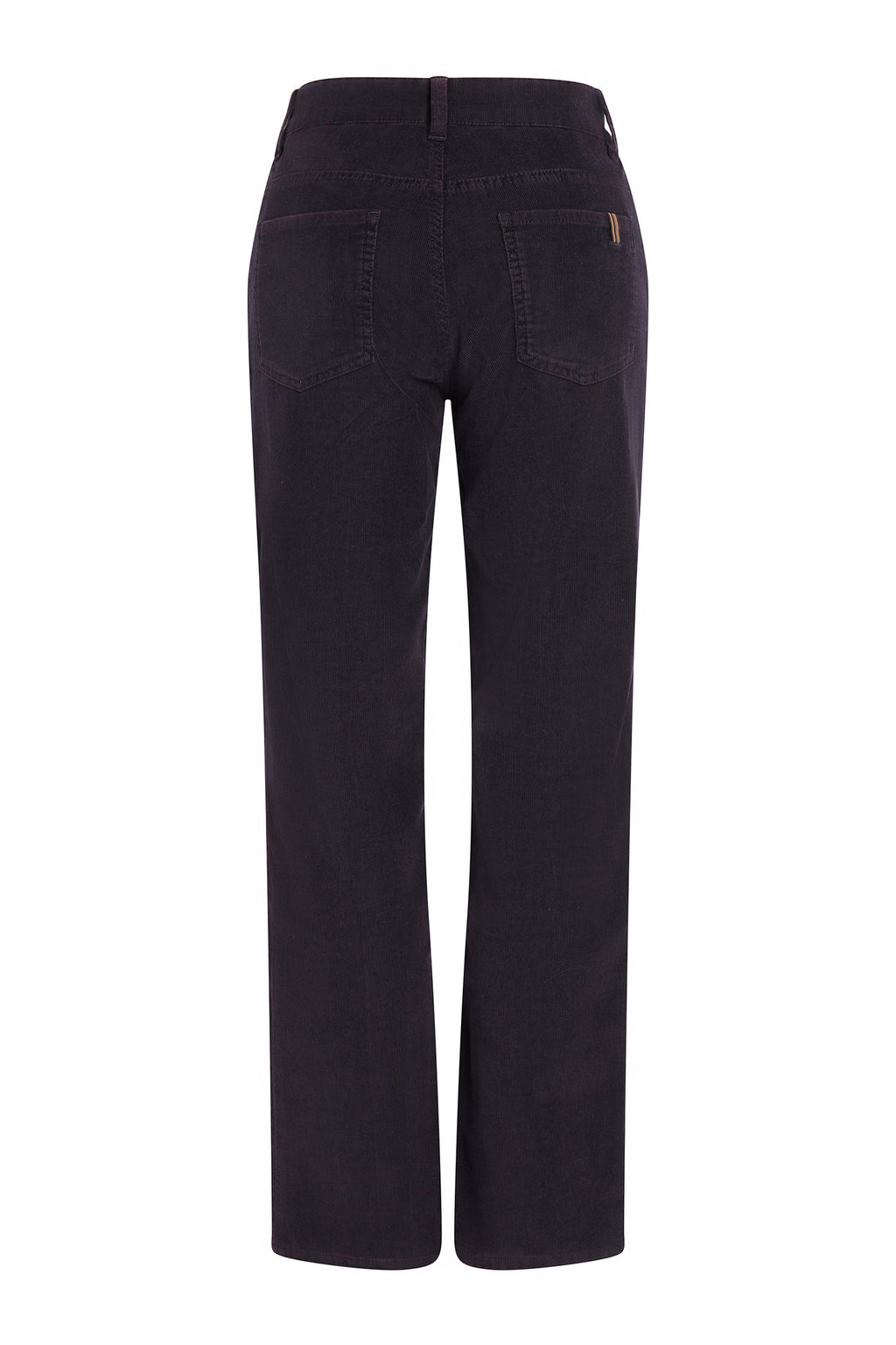 Pantacourt Droit Capri Corduroy - Wine - Femme