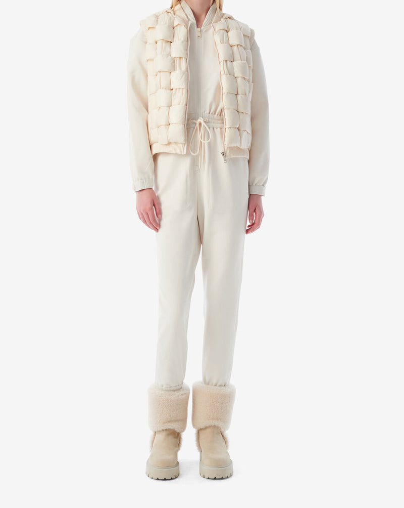 Doudoune Vernis Sans Manche - Ivory