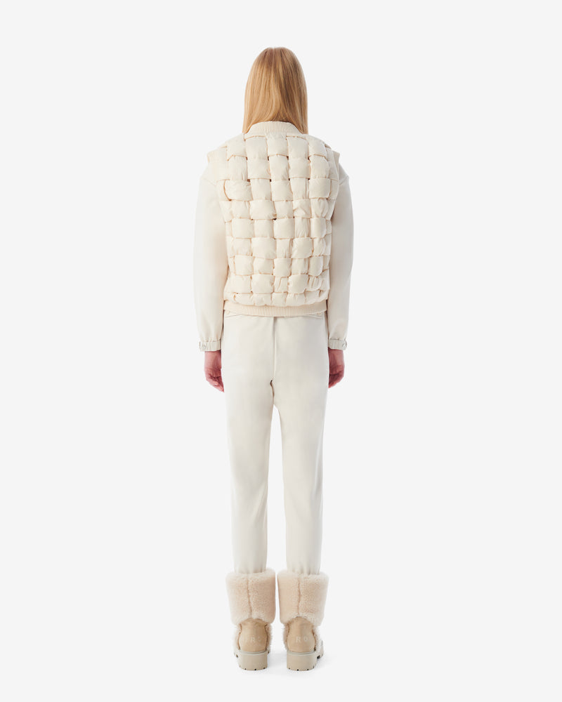 Doudoune Vernis Sans Manche - Ivory