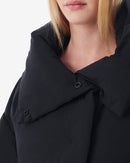 Doudoune Oversize À Capuche - Black