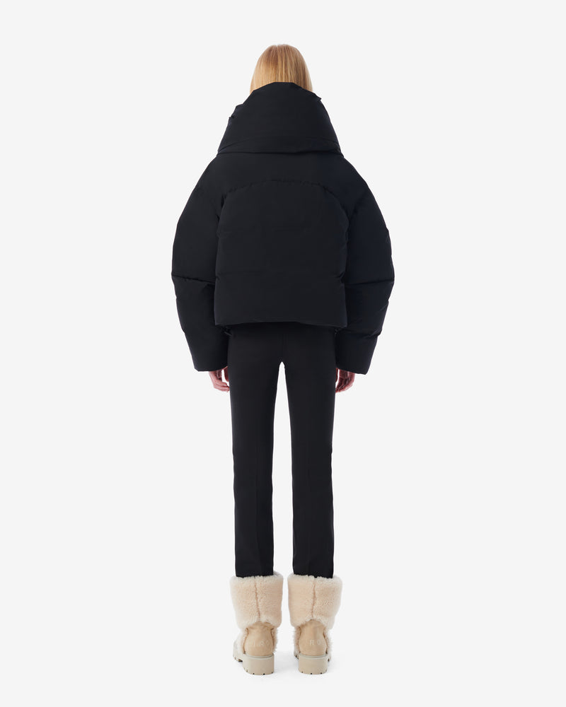 Doudoune Oversize À Capuche - Black