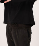 Henley Clean Finish Jersey - Black - Women's