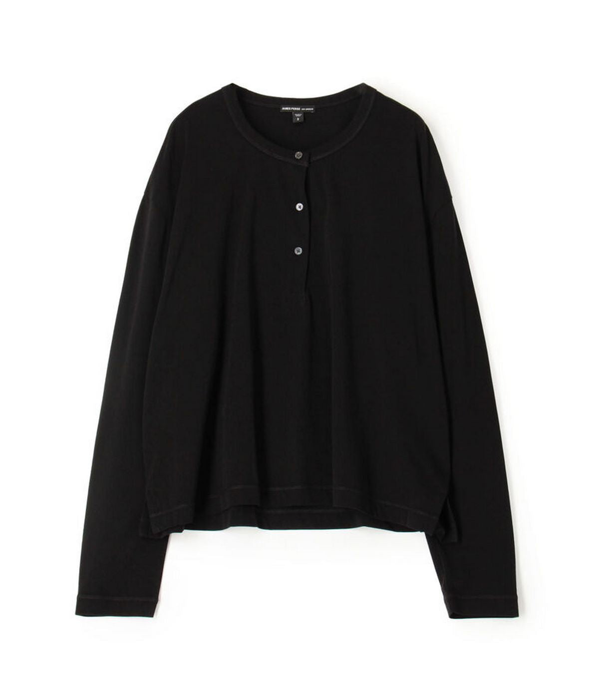 Henley Clean Finish Top - Black - Women