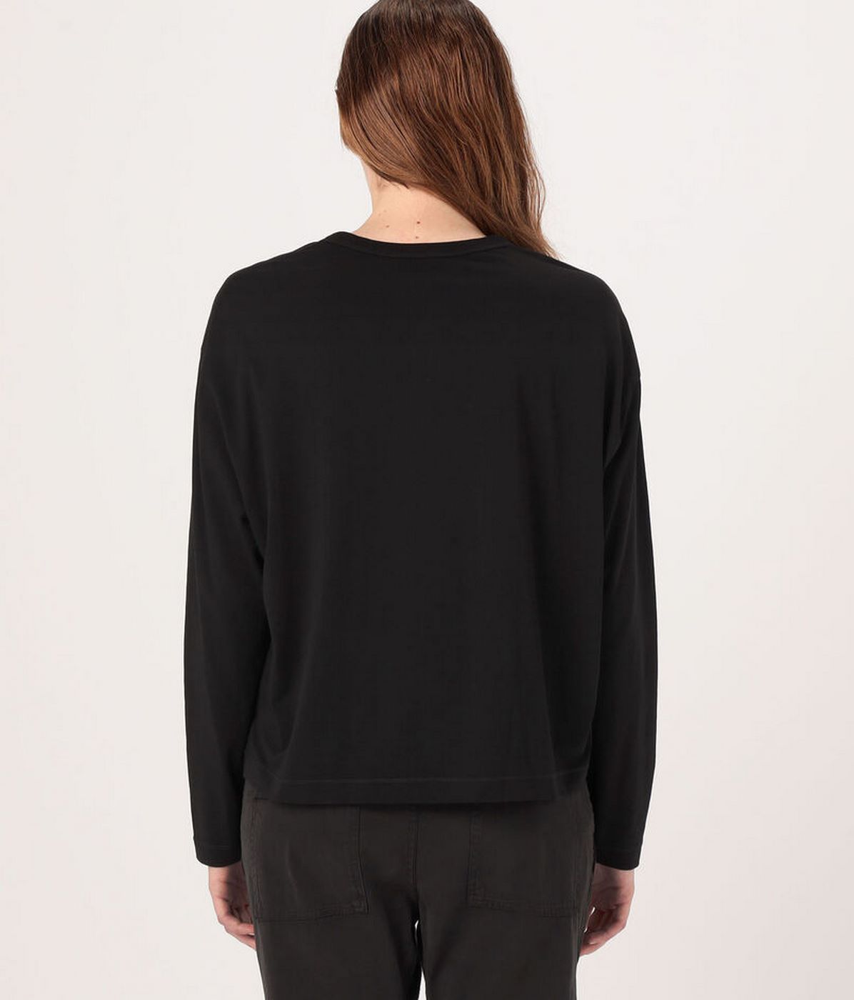 Henley Clean Finish Top - Black - Women