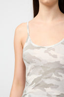 Débardeur En Jersey Transparent Camouflage - Dust Camo - Femme