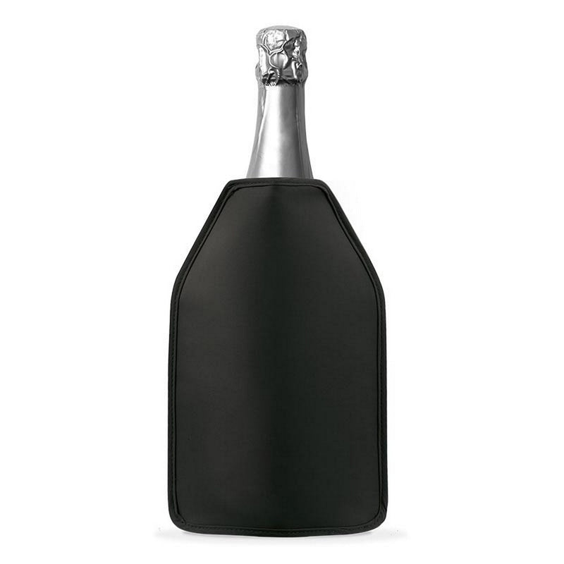 Napa - Lot De 2 Rafraîchisseurs De Bouteille Souple - Noir - Textile