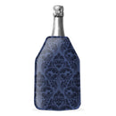 Rafraîchisseur De Bouteille Souple - Décor Damassé Bleu