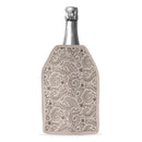 Enfriador de botellas blando - Decoración damasco gris