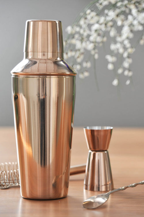 Roma - Set de cóctel - Oro rosa - Metal - 800ml