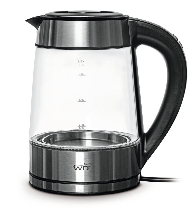 Bouilloire Électrique En Acier Inoxydable Et Verre Borosilicate