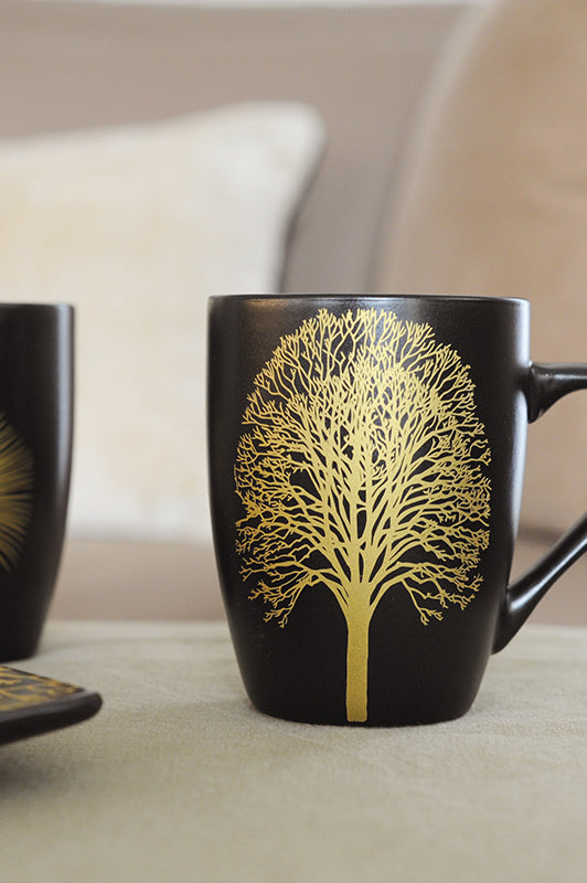 Singapore - Lot De 2 Tasses - Noir - Céramique