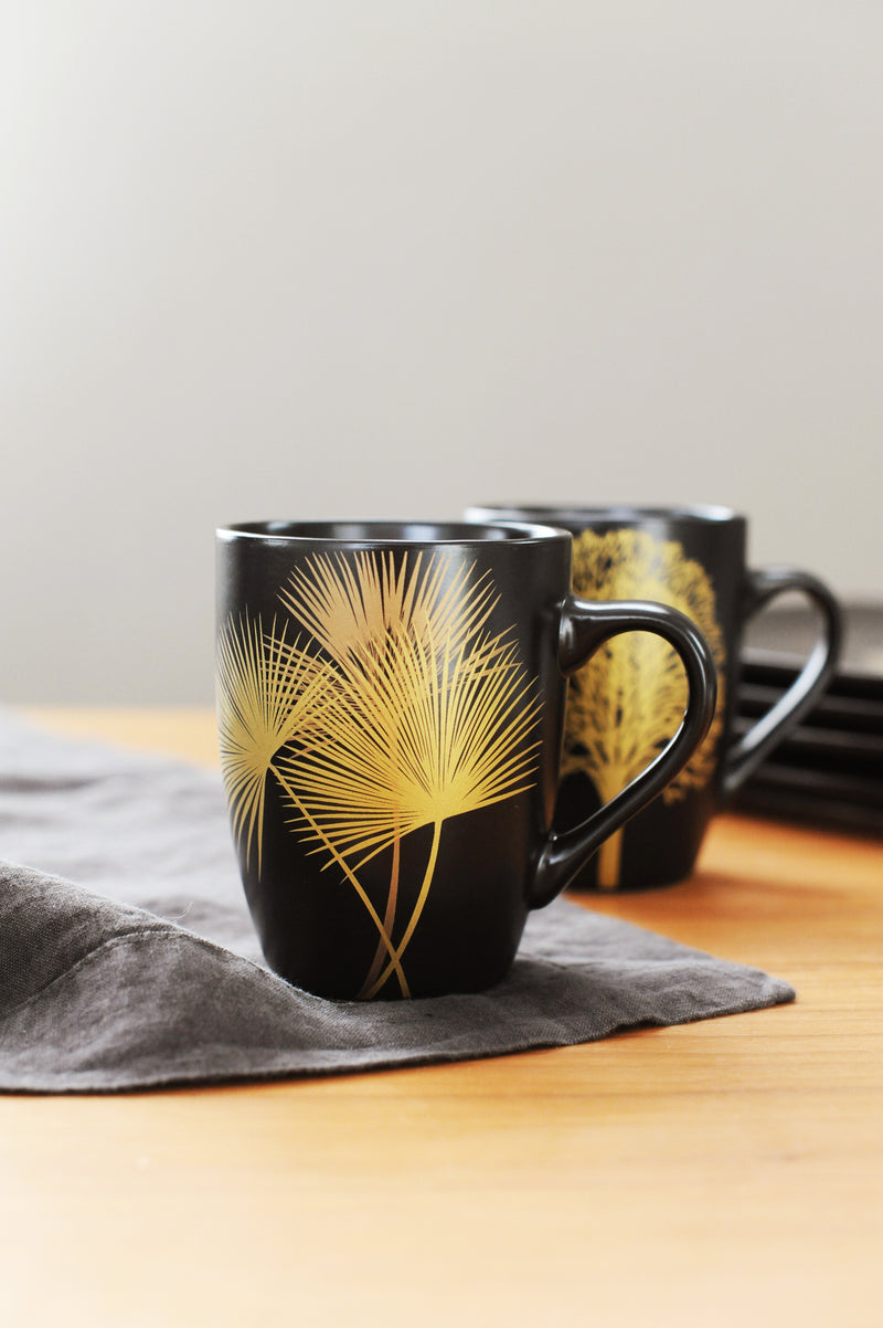 Singapore - Lot De 2 Tasses - Noir - Céramique