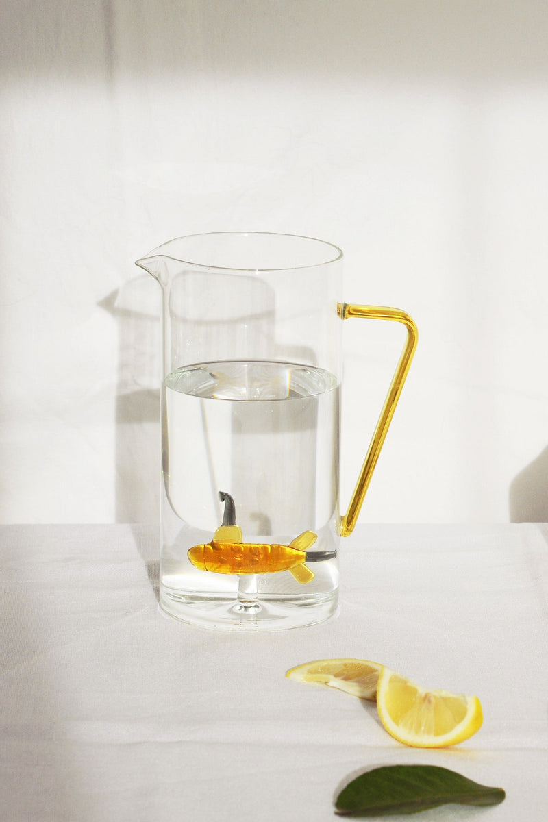 Pichet En Verre Borosilicate - Figurine Sous-Marin