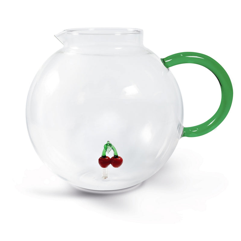 Pichet En Verre Borosilicate - Figurine Cerise