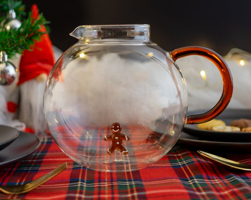 Monterey - Pichet Bonhomme Pain D'Epices - Verre Borosilicate