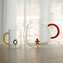 Monterey - Pichet Bonhomme Pain D'Epices - Verre Borosilicate