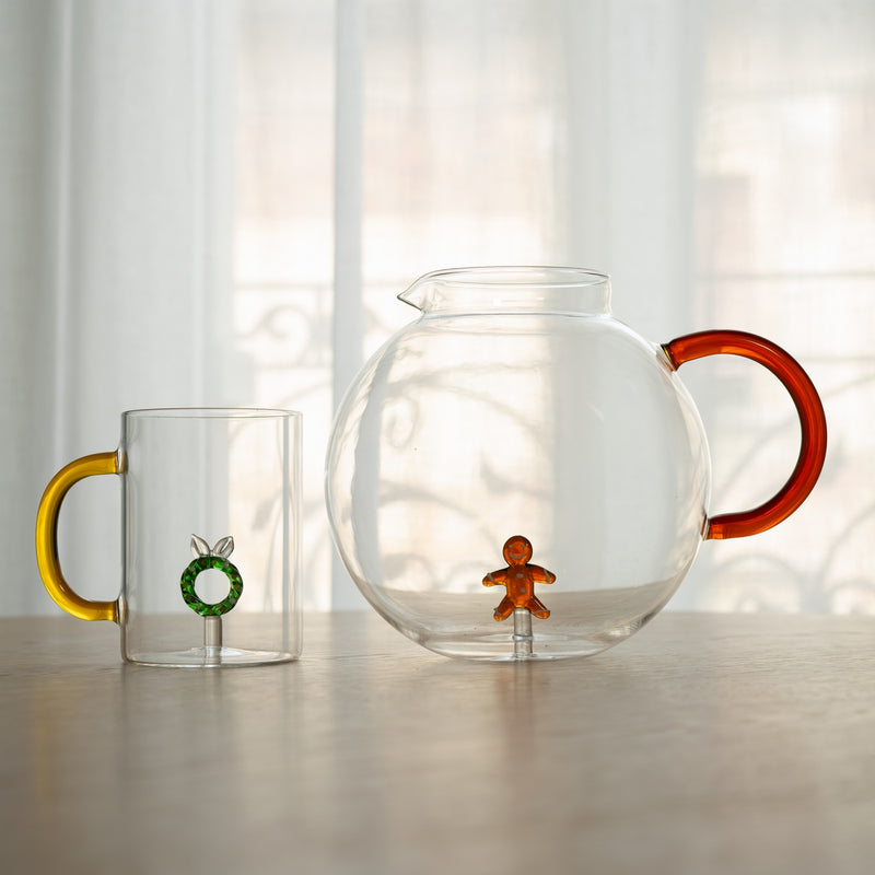 Monterey - Pichet Bonhomme Pain D'Epices - Verre Borosilicate
