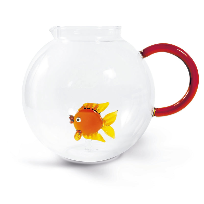 Jarra de vidrio de borosilicato - Figura de pez pequeño
