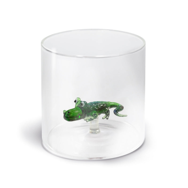 Monterey - Lot De 2 Gobelets Alligators - Verre Borosilicate