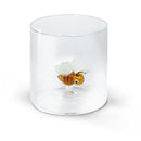 Borosilicate Glass Tumbler - Bee Figurine