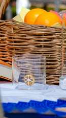 Borosilicate Glass Tumbler - Orange Figurine