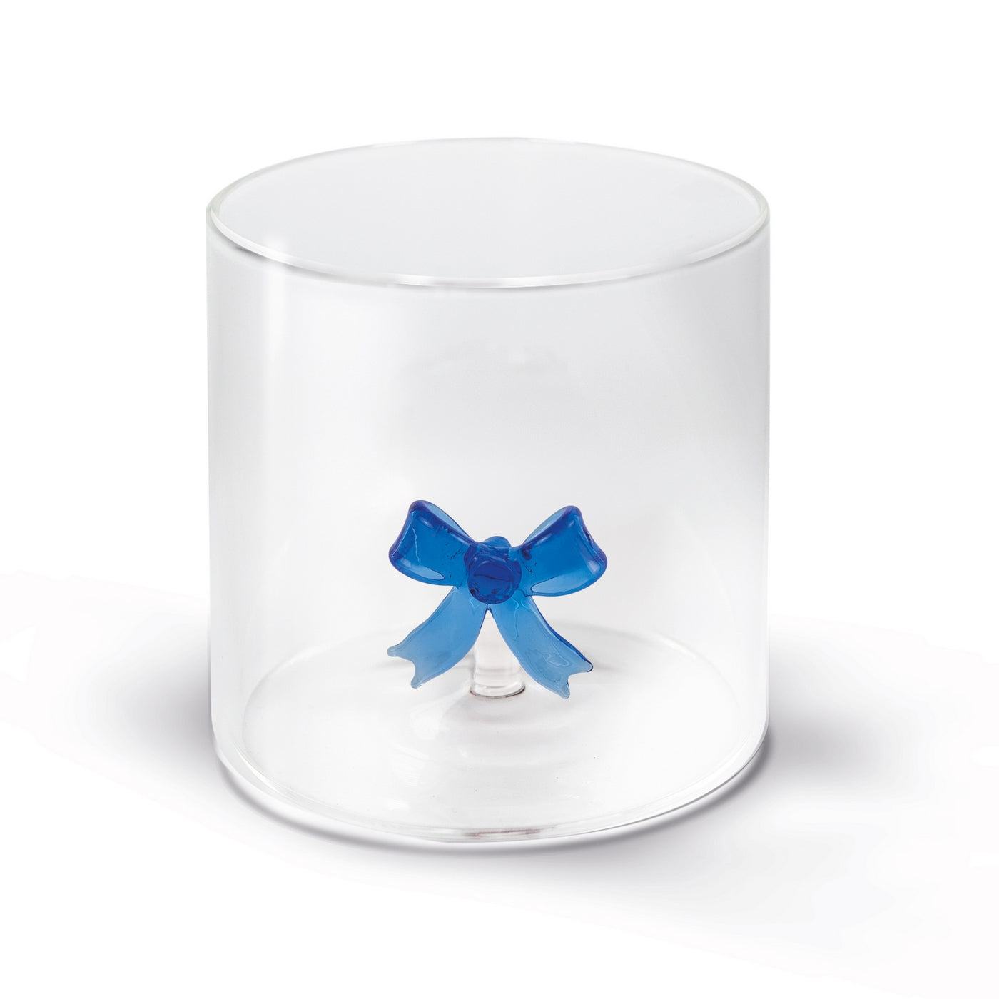 Gobelet En Verre Borosilicate - Figurine Noeud Bleu