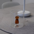 Gobelet En Verre Borosilicate - Figurine Chien