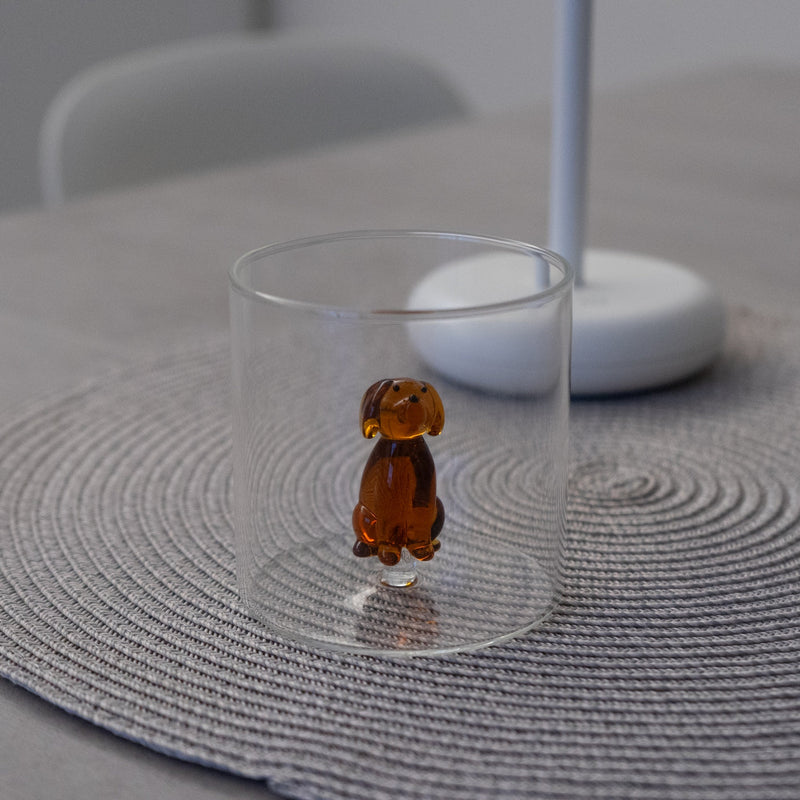 Monterey - Lot De 2 Gobelets Chiens - Verre Borosilicate