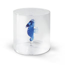 Vaso de vidrio de borosilicato - Figura de caballito de mar