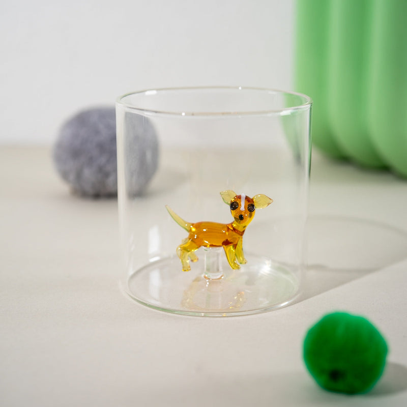 Monterey - Lot De 2 Gobelets Chihuahuas - Verre Borosilicate
