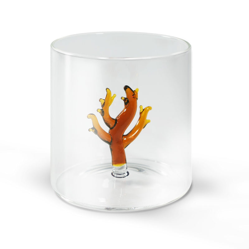 Vaso de Vidrio Borosilicato - Figura Coral
