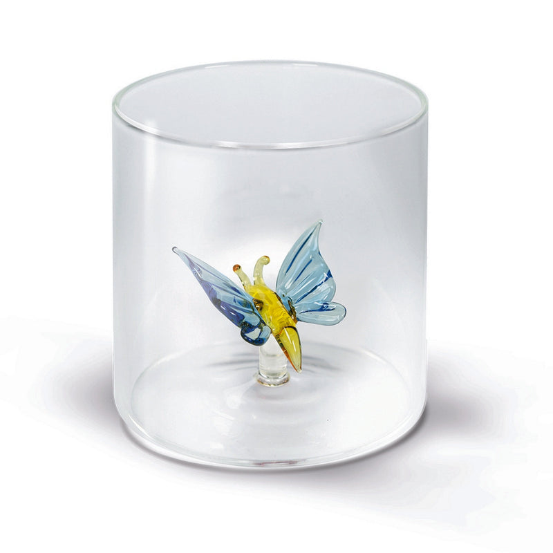 Monterey - Lot De 2 Gobelets Papillons - Verre Borosilicate