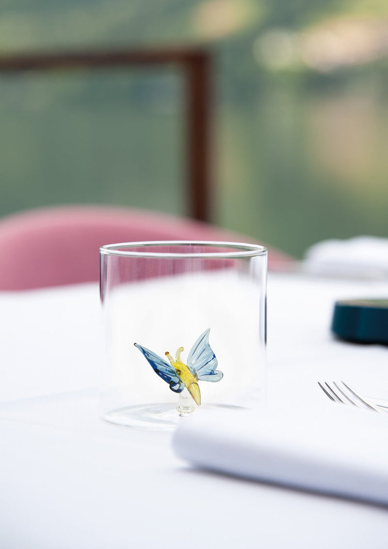 Monterey - Lot De 2 Gobelets Papillons - Verre Borosilicate
