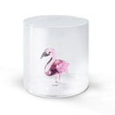 Gobelet En Verre Borosilicate - Figurine Flamant Rose