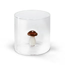 Borosilicate Glass Tumbler - Mushroom Figurine